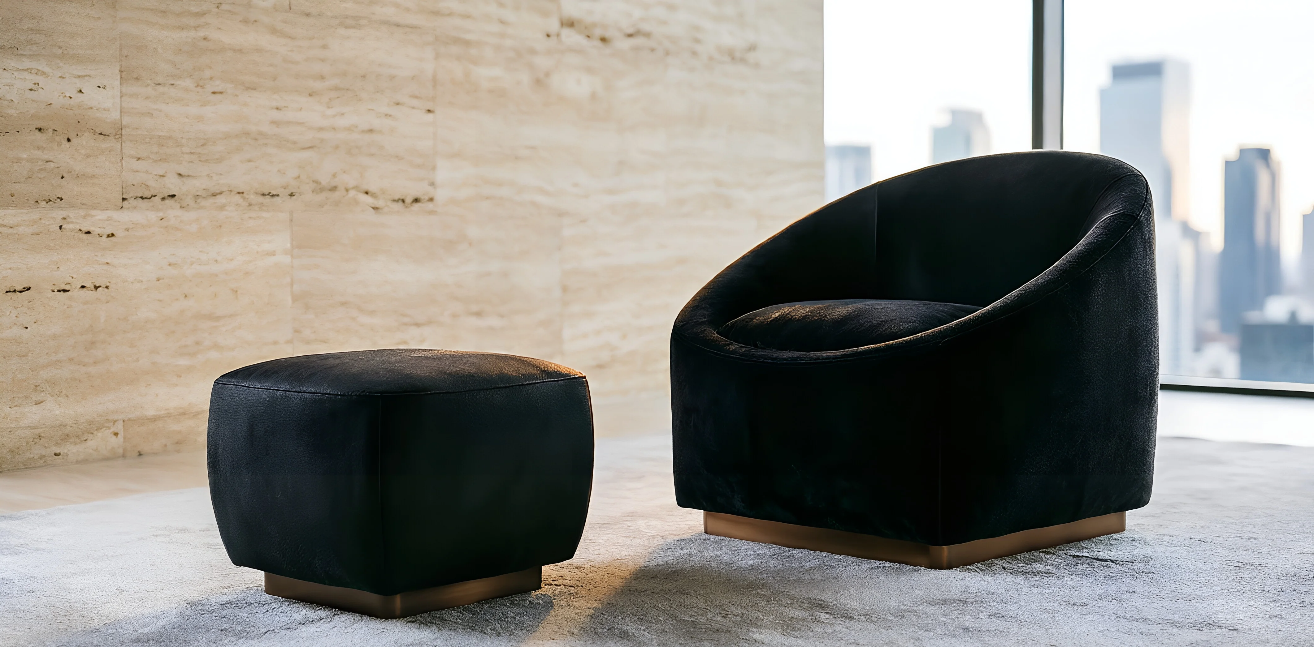 Eclipse Occasional Chair & Ottoman
