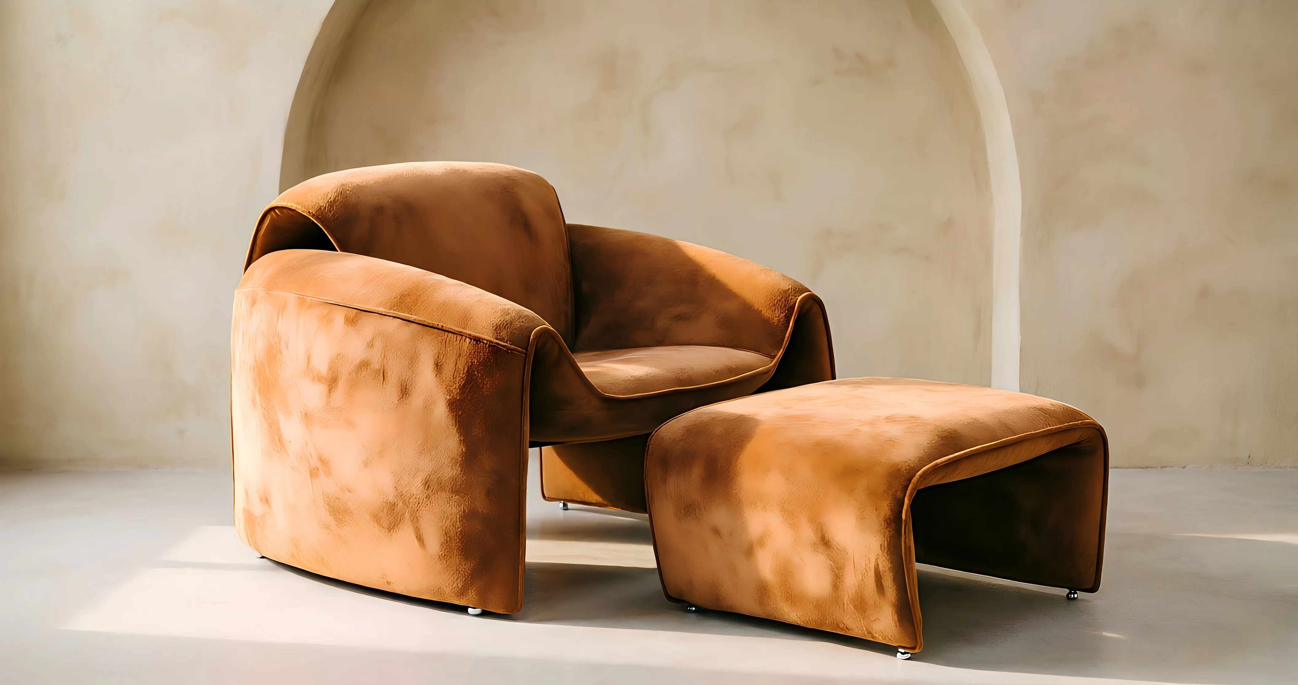 Fold Lounge Chair & Ottoman