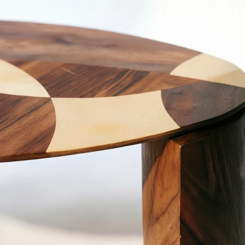 Mosaic Petal Coffee Table — detail view