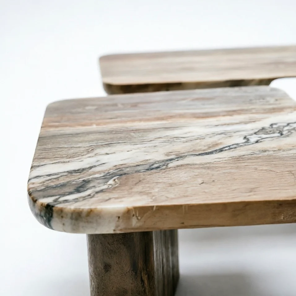 Fissure Linked Coffee Tables — detail view