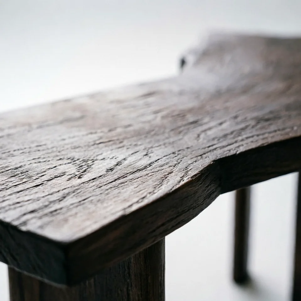 Contour Sculptural Table — detail view
