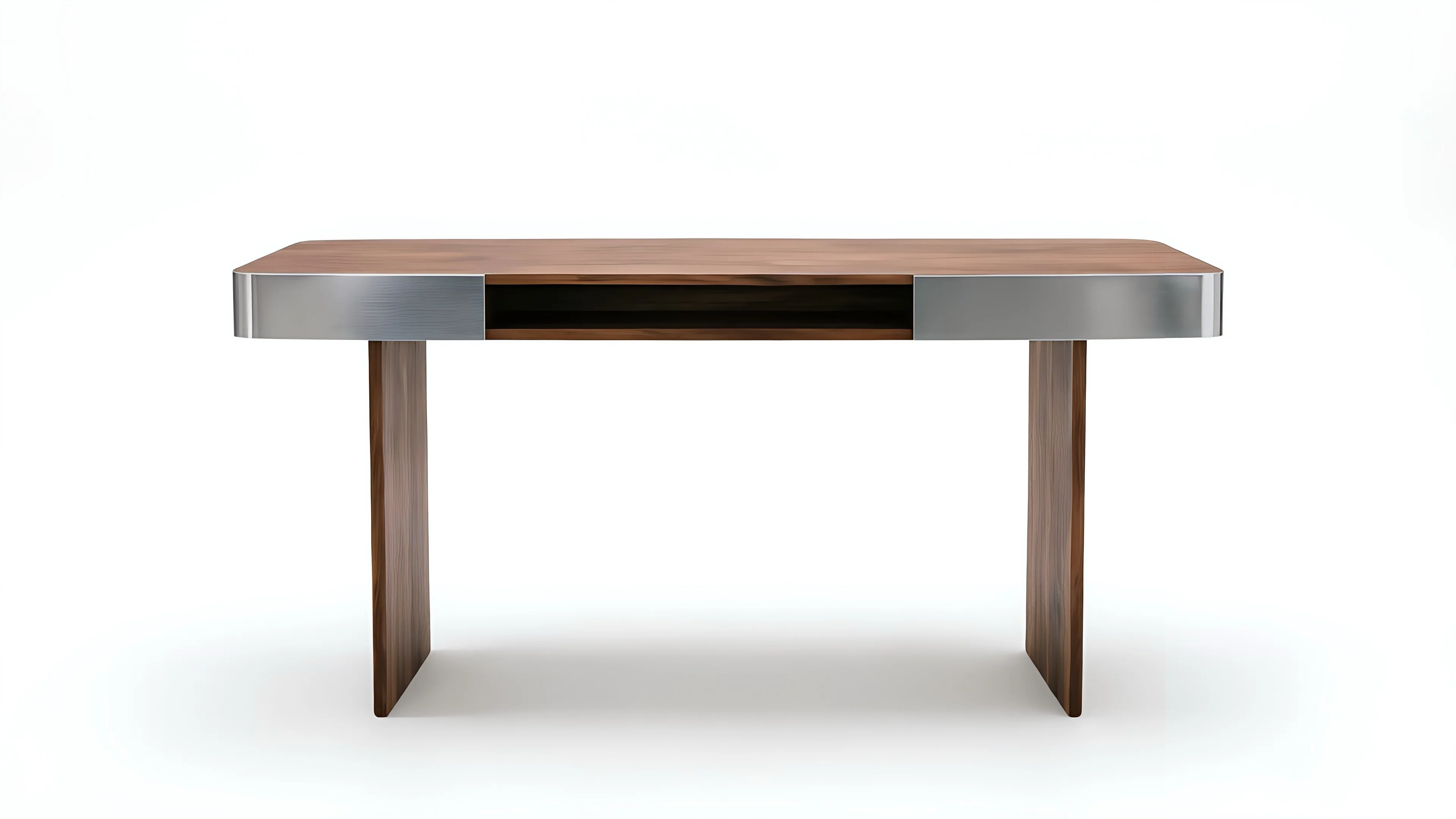 Aero Metal-Wrap Desk