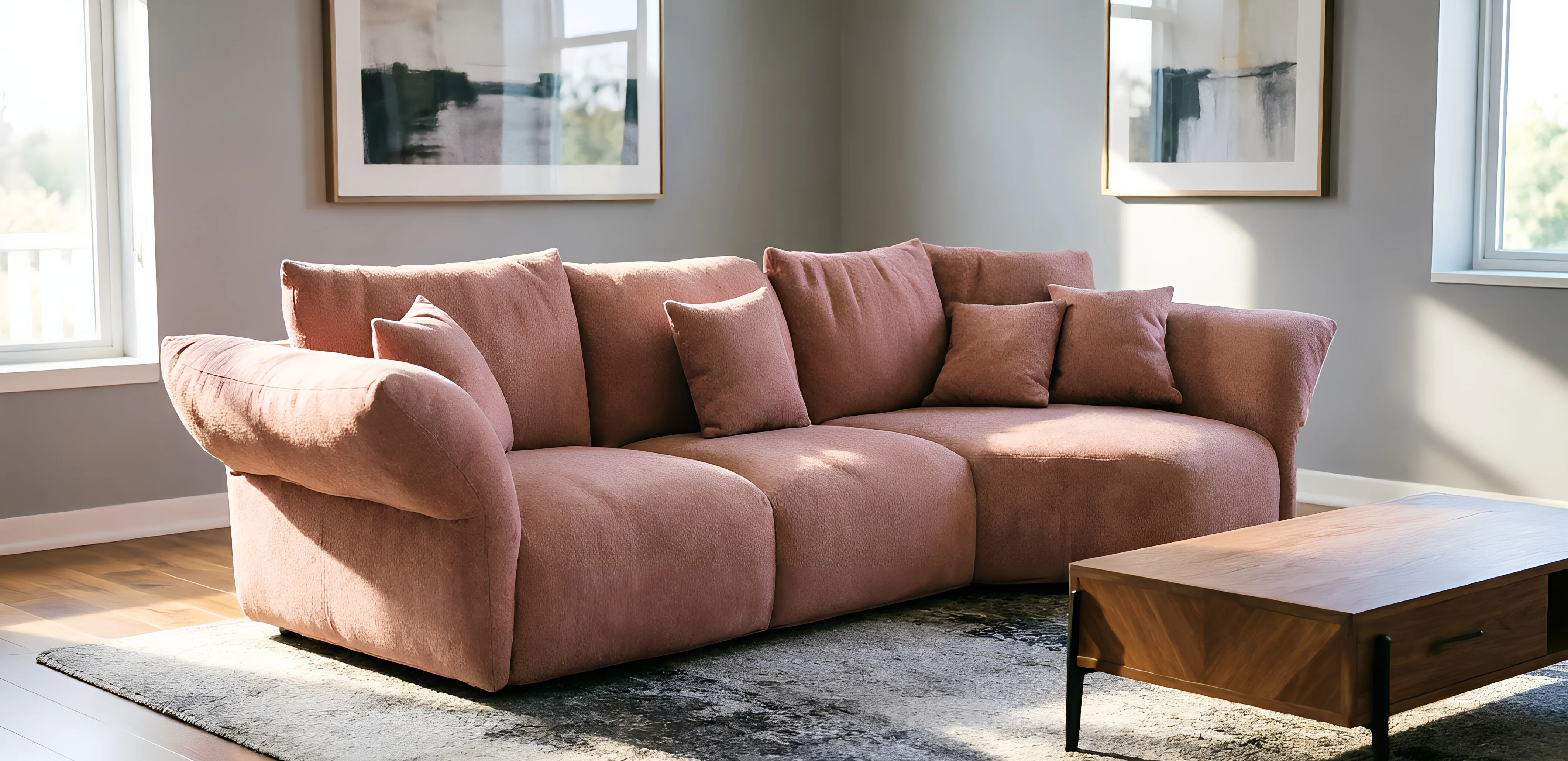 Nuvola Wing Sofa — alternate angle