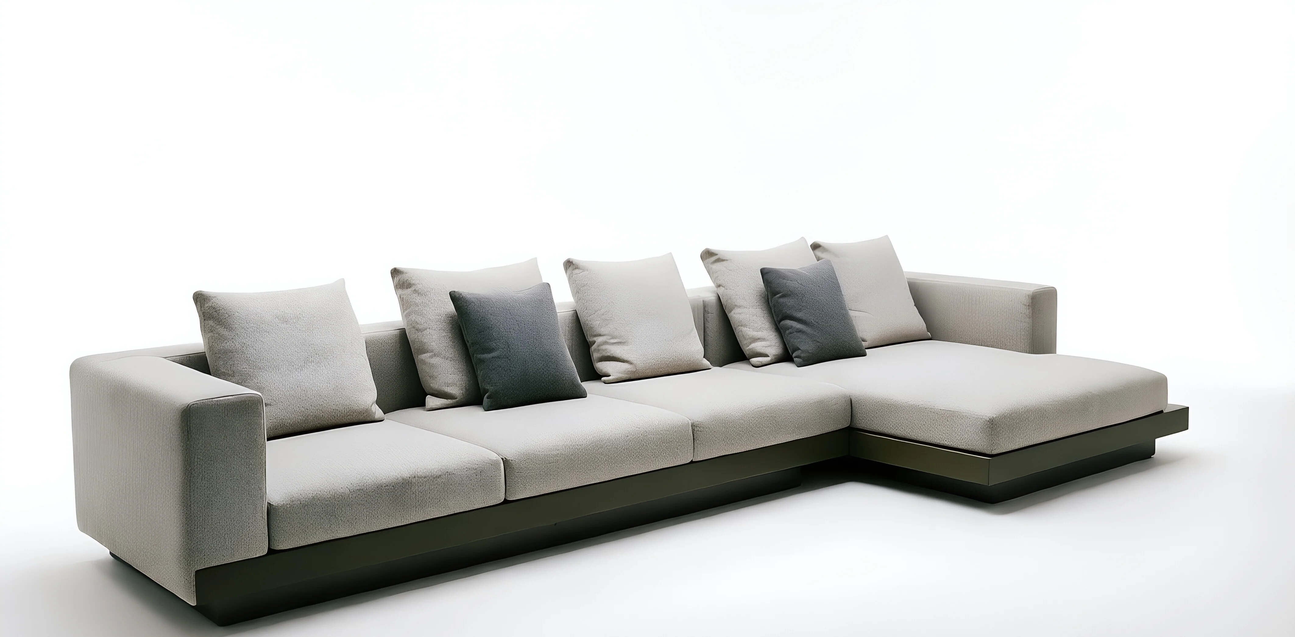 Strata Plinth Sectional — white background