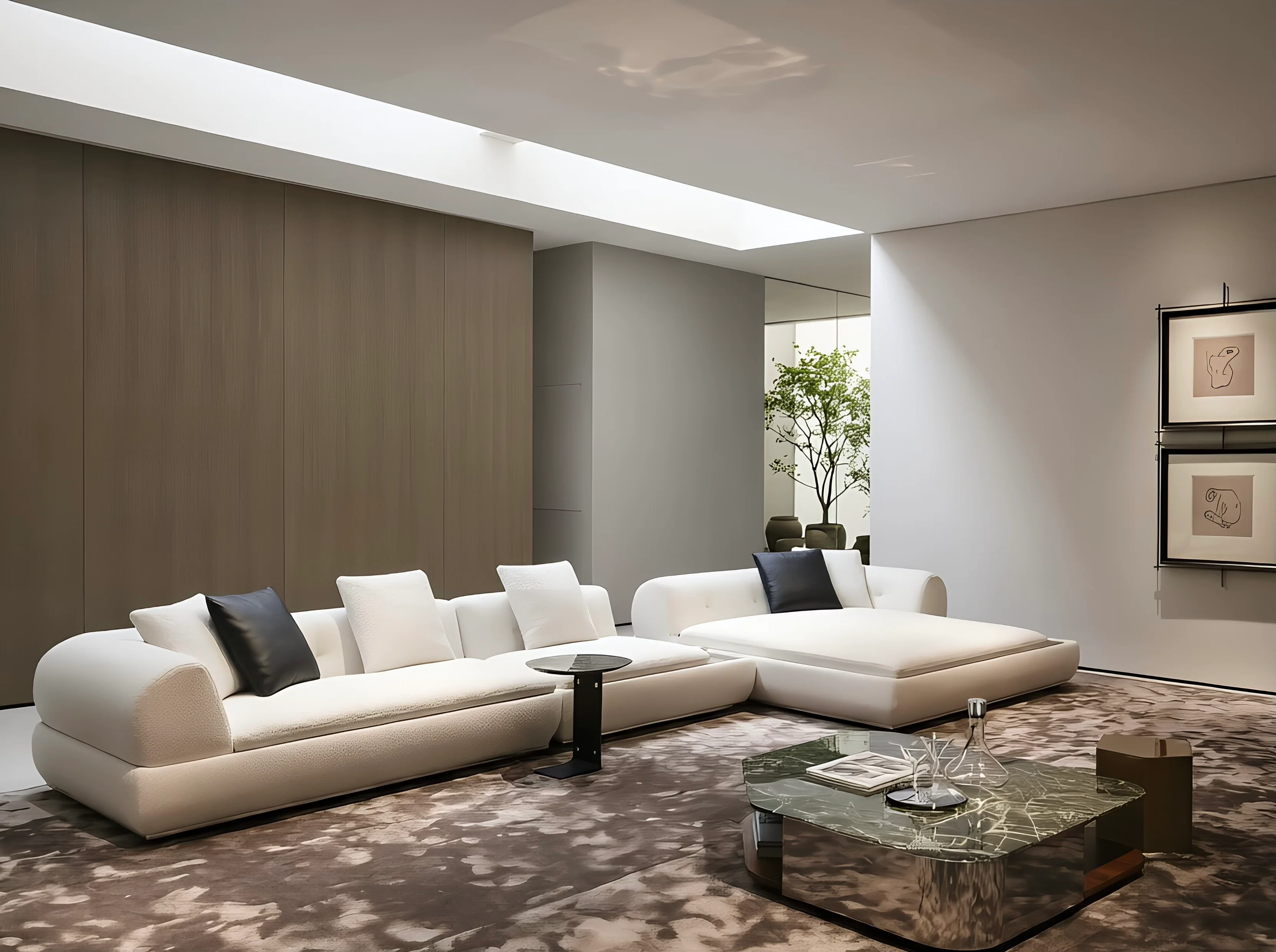 Nuvola Organic Sectional — alternate angle