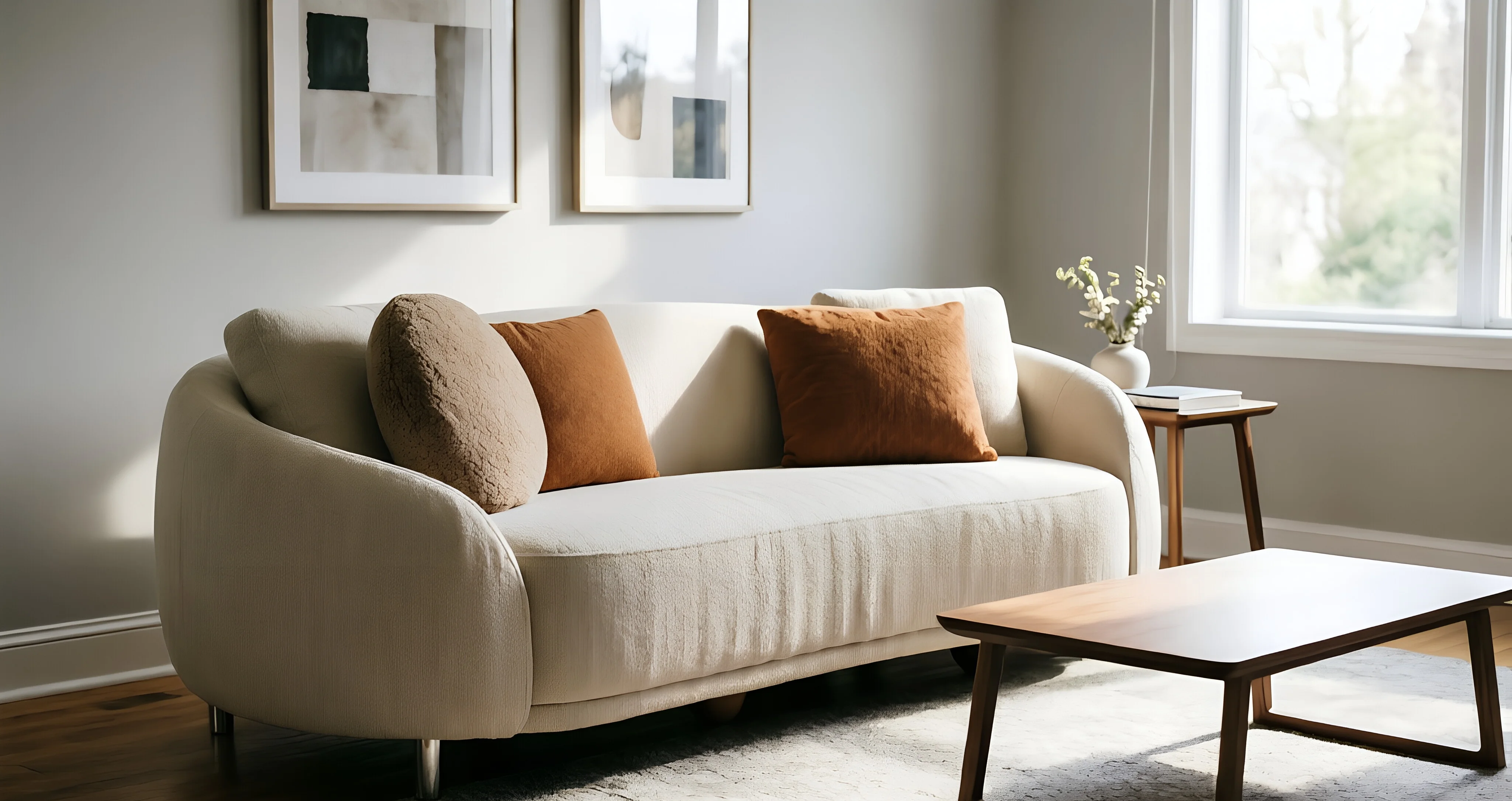 Echo Curved Sofa — alternate angle