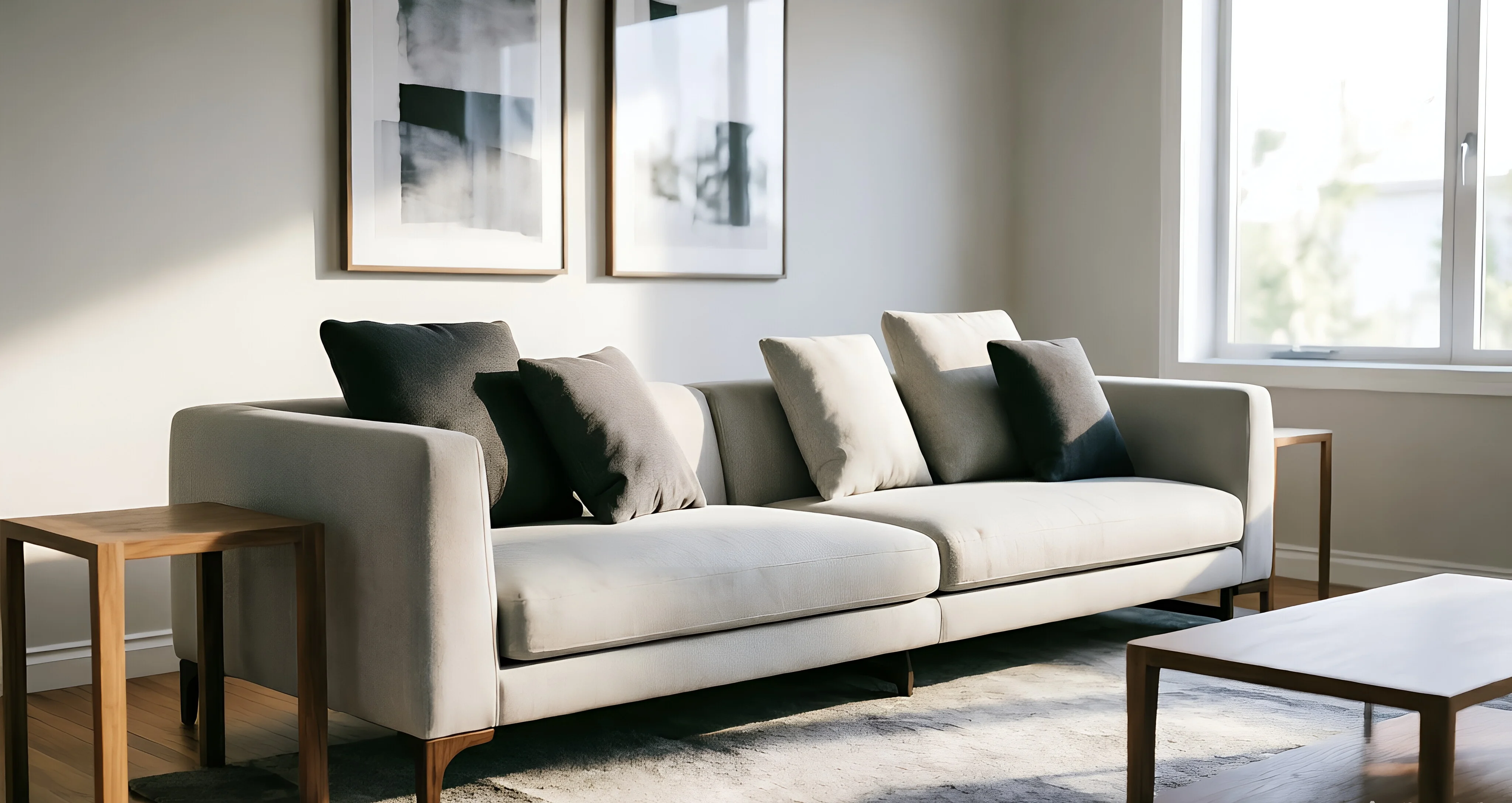 Horizon Linear Sofa — alternate angle