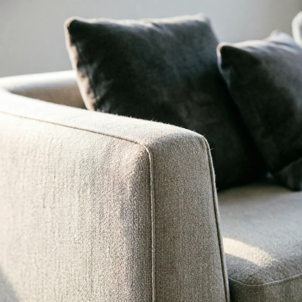 Horizon Linear Sofa — detail view