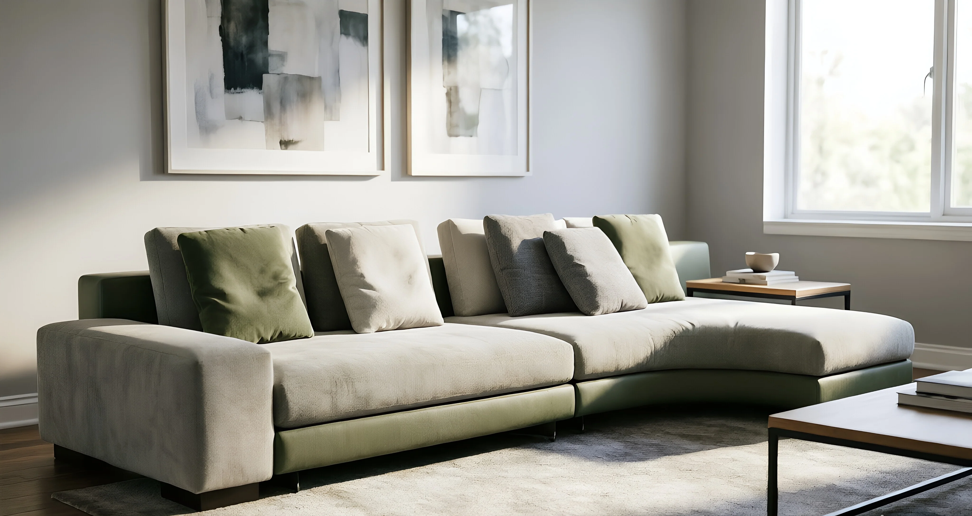 Eden Curved Sectional — alternate angle
