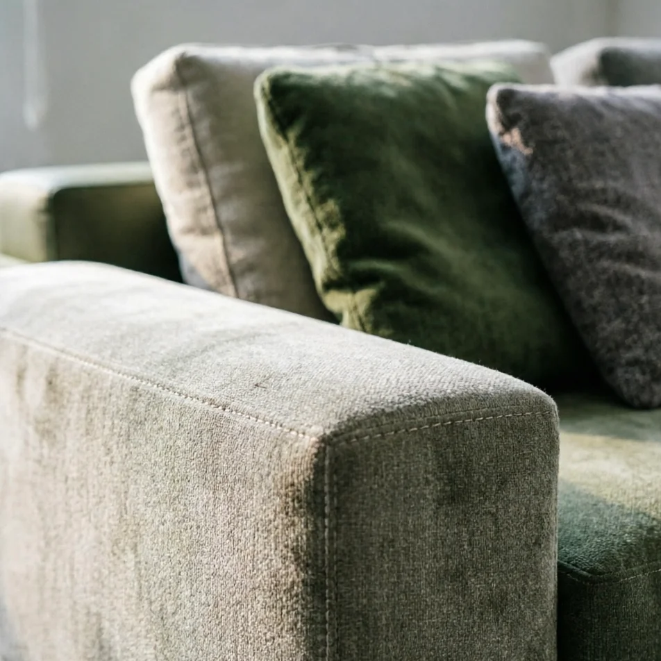 Eden Curved Sectional — detail view